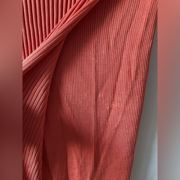 Ronny KOBO Coral Ribbed Asymmetrical Skirt - Picture 4 of 9